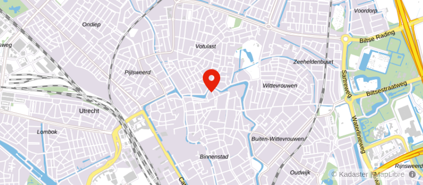 Locatie van Punt Makelaars Utrecht