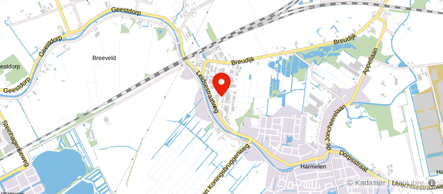 Locatie van Van Breukelen Accountants