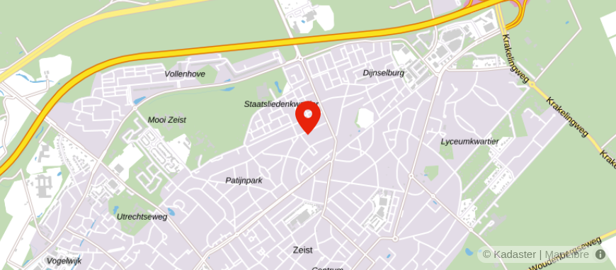 Locatie van KFP Financieel Adviesbureau