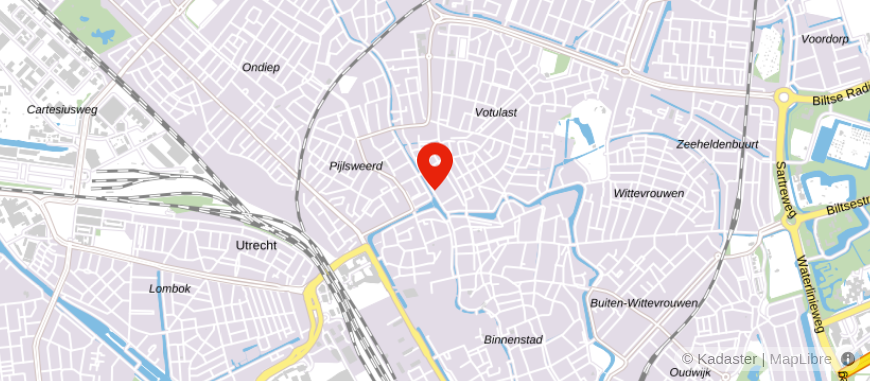 Locatie van Van Grafhorst notarissen