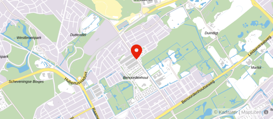 Locatie van Beeuwkes Makelaardij