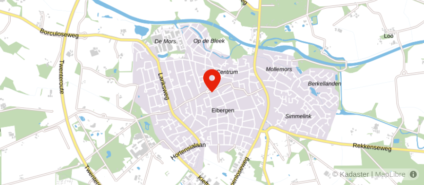 Locatie van Achterhoek Hypotheken