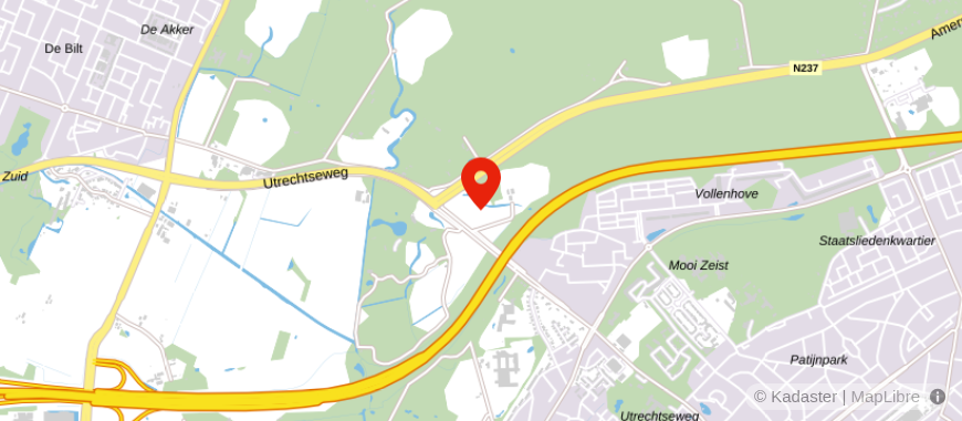 Locatie van Fidus de Bilt 