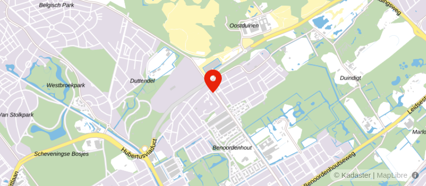 Locatie van Howden Den Haag