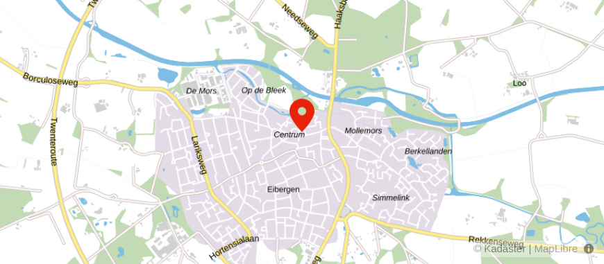 Locatie van Steentjes Eibergen
