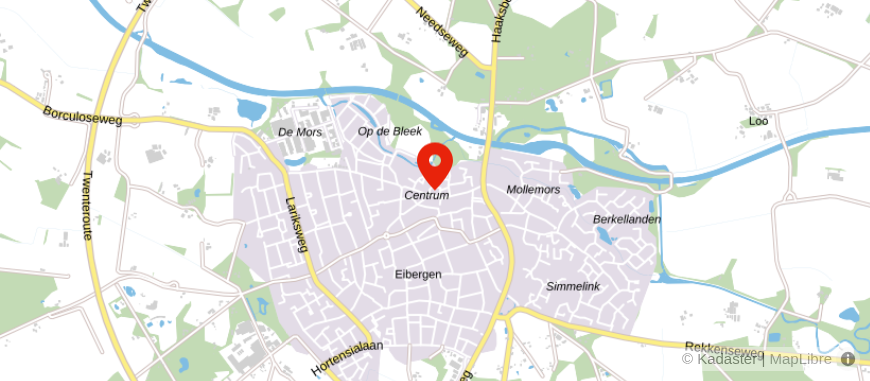 Locatie van Wormgoor Advies