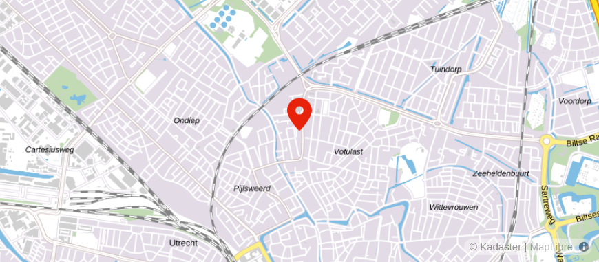 Locatie van Univé Utrecht