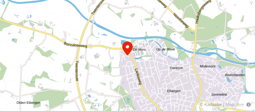 Locatie van Adviesburo Nakken