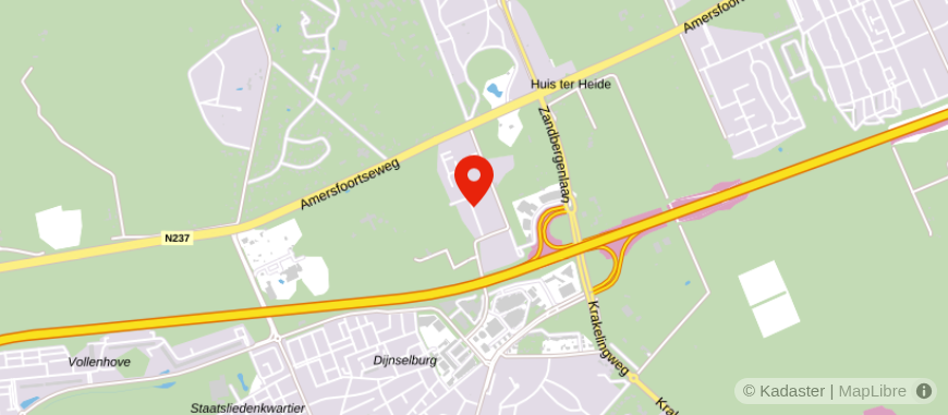 Locatie van Van de Kamp Financieel Adviseurs B.V.