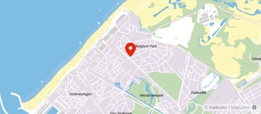 Locatie van Makelaardij Ben van der Zijde