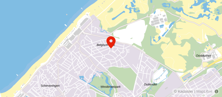 Locatie van Hypotheek & Verzekeringskantoor Scheveningen