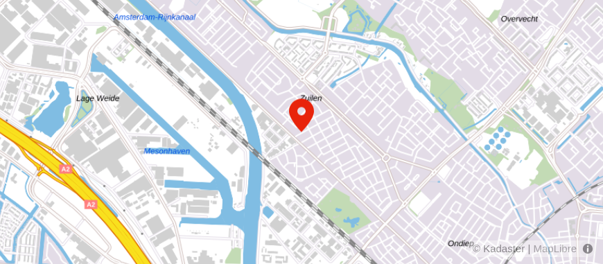 Locatie van Dina verkoopt