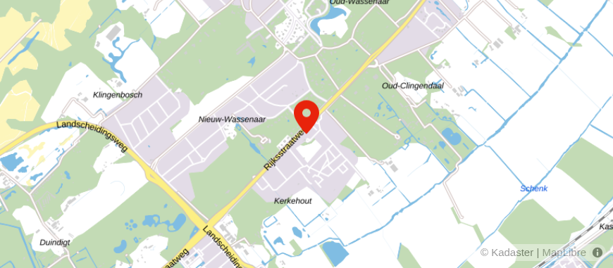 Locatie van Haagsch Hypotheek & Pensioencentrum