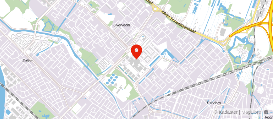Locatie van De Hypotheker Utrecht Overvecht