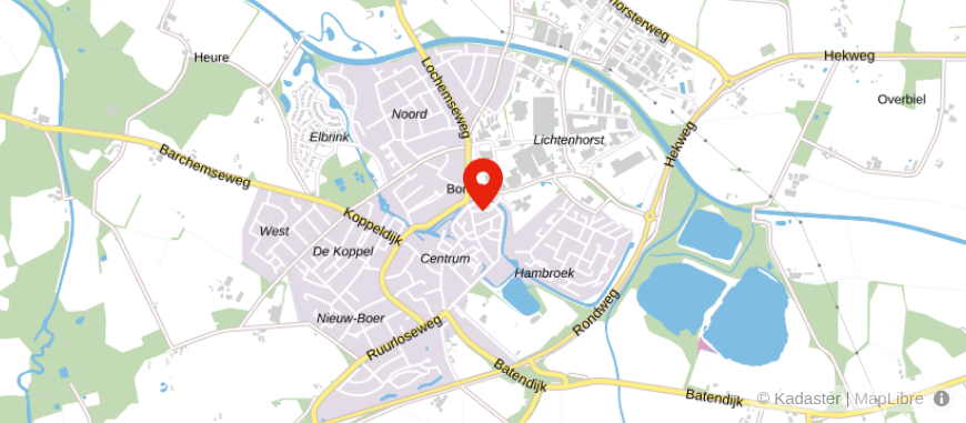 Locatie van Hypotheek Visie Borculo