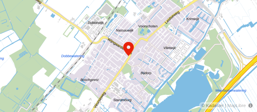 Locatie van De Hypotheekshop Voorschoten