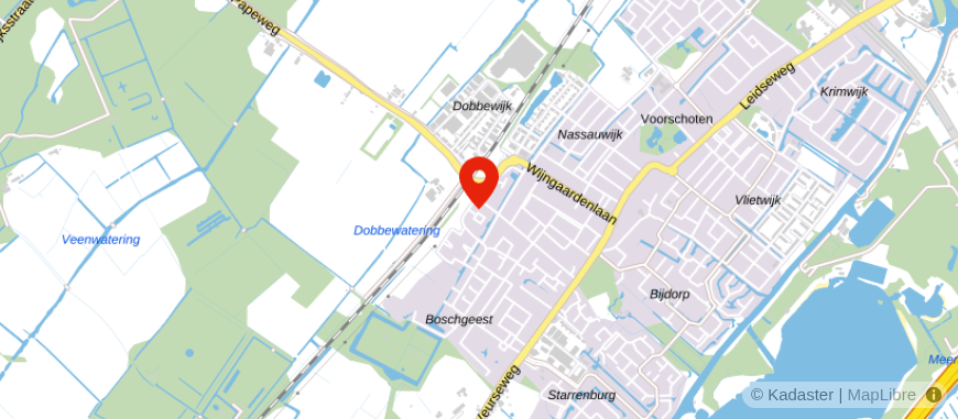 Locatie van Van den Berg Assurantiën