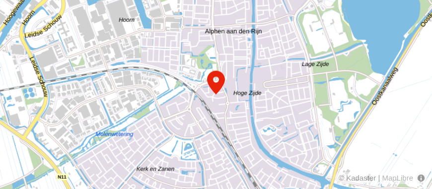 Locatie van Mooij Huis Makelaardij