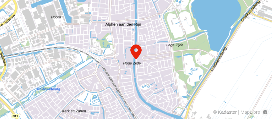Locatie van ASN Bank Alphen aan den Rijn