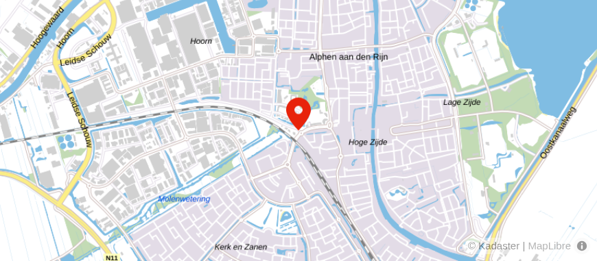 Locatie van BDO Alphen aan de Rijn