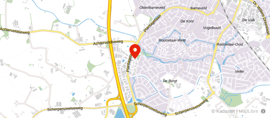 Locatie van Westeneng Accountants en Adviseurs