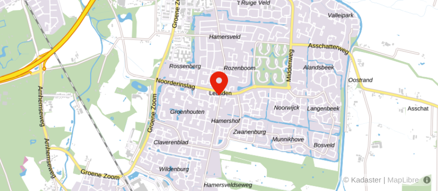 Locatie van Den Daas Succes Makelaars