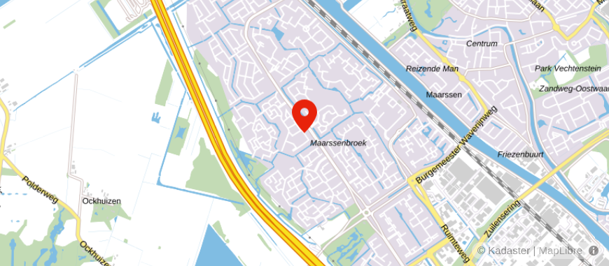 Locatie van Administratiekantoor C. de Heer