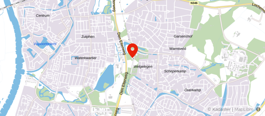 Locatie van Kab accountants & belastingadviseurs Oost