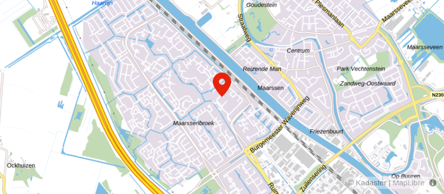 Locatie van Vixx Maarssen