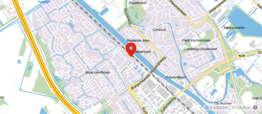 Locatie van De Hypotheker Maarssen