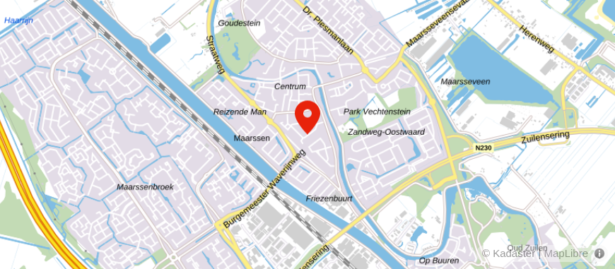 Locatie van HZ Adviesgroep B.V.