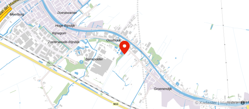 Locatie van De Taxatheek Leiden