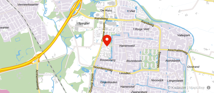 Locatie van Alpina Leusden