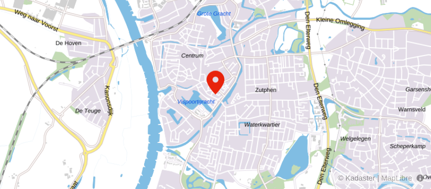 Locatie van Hypotheeknet Zutphen