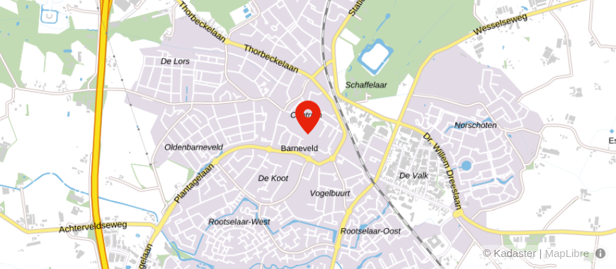 Locatie van Howden Barneveld