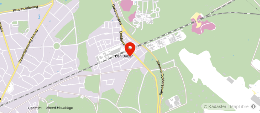 Locatie van Burgersdijk Makelaars Den Dolder