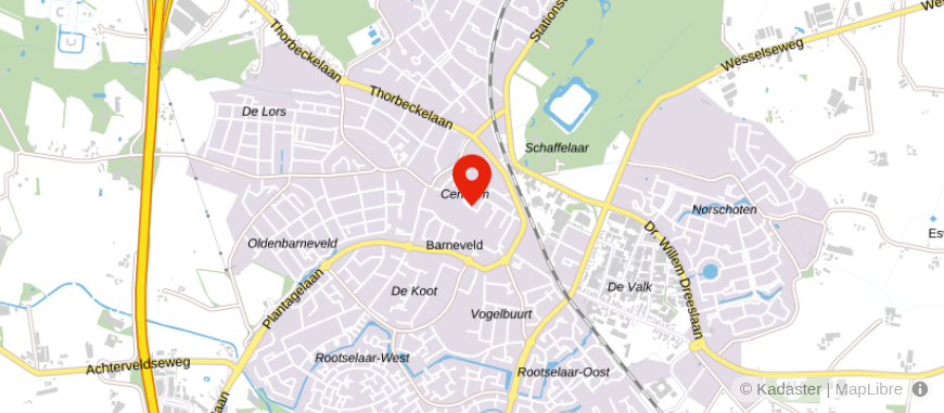 Locatie van Paul Hypotheken 