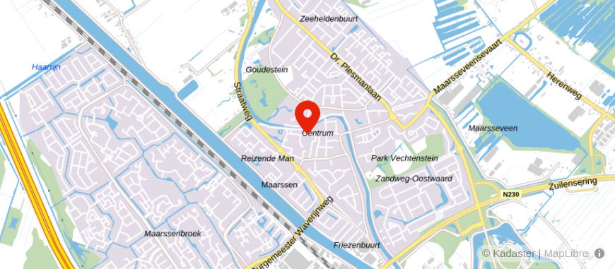 Locatie van GeldXpert Maarssen / De Keizer