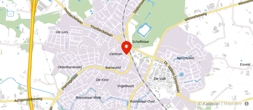 Locatie van Midden Nederland Hypotheken