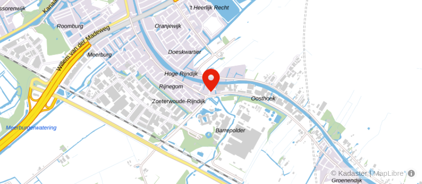 Locatie van Van der Meer Verzekeringen