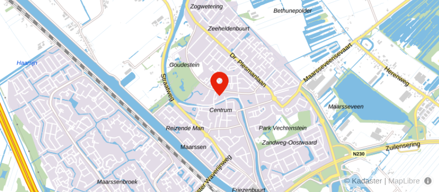 Locatie van ERA Ritter Makelaardij