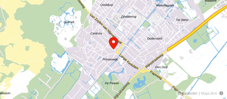 Locatie van Van Lanschot Wassenaar