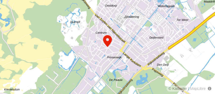 Locatie van ZJHT Meesters in Verzekeringen