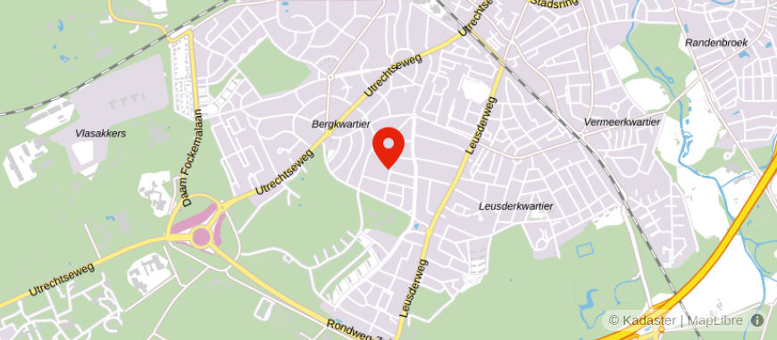 Locatie van Adviesbureau Van Amerongen