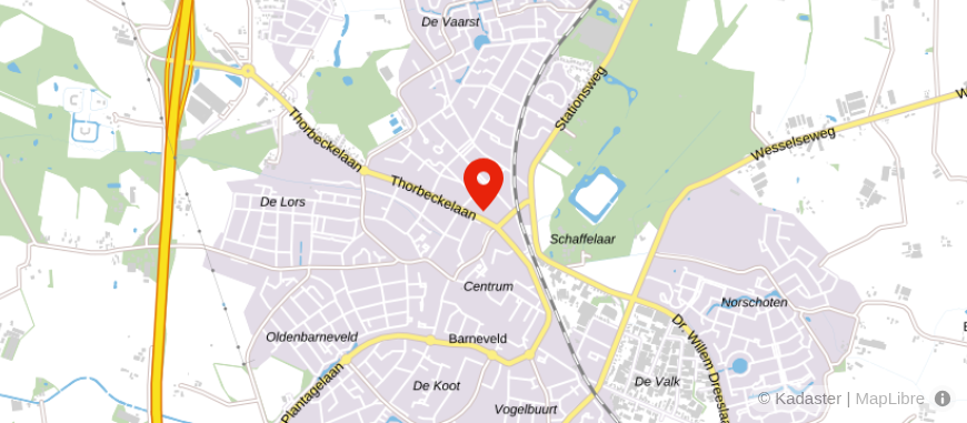 Locatie van Westeneng Makelaars Taxateurs