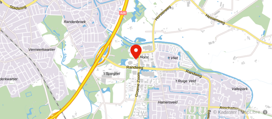 Locatie van Het Advieskantoor - Leusden