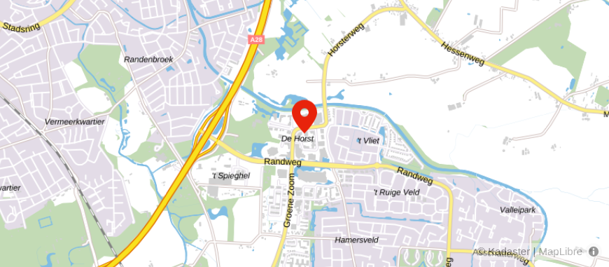 Locatie van Huygens & Groenevelt financieel advies