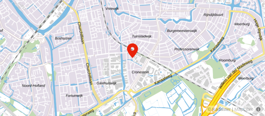 Locatie van De Scheidingsplanner Leiden