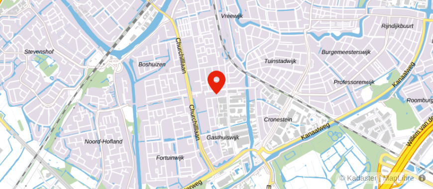 Locatie van ASN Bank Leiden