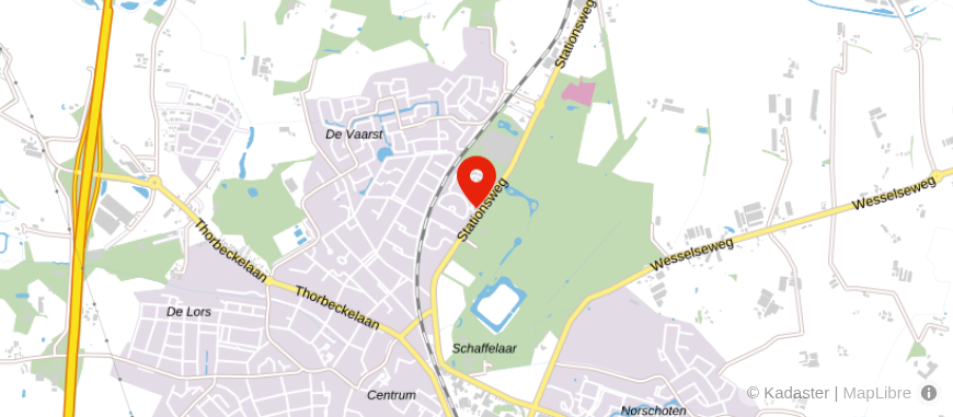 Locatie van De Vries Coaching & Mediation